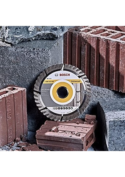 Professional Accessories Seri Genel Yapı Malzemeleri Için Turbo Segmanlı Kesme Diski 115 Mm, Gri fiyatları