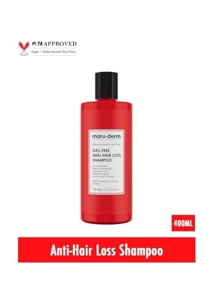 Maru.derm Saç Dökülme Karşıtı Sülfatsız Şampuan 400 ml