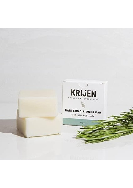 Krijen Ginseng & Biberiye Katı Saç Kremi 60 gr