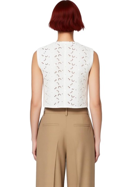 Kadın Dokuma Brode Yelek Bluz Günlük Şıklık ve Konfor Odaklı Tasarım Kaliteli Şık Rahat Modern fiyatları