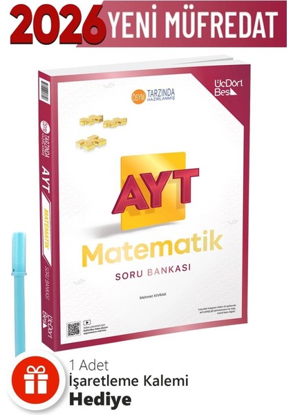 Ayt Matematik Soru Bankası + Hediyeli