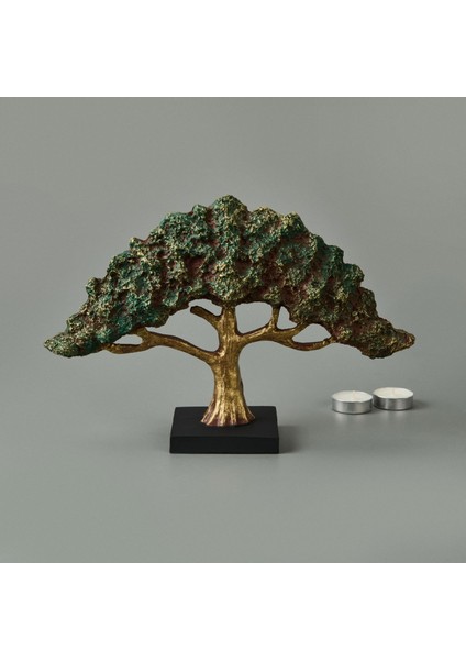 Deco Bonsai Dekor - Yeşil / Kahverengi - 22 cm fiyatları