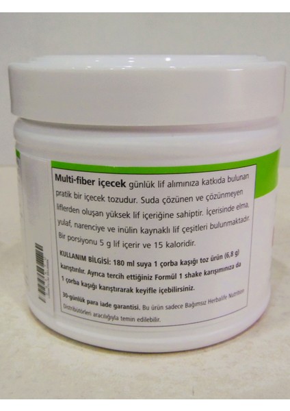 Multi-Fiber - Lif Takviyesi ve Elma Aromalı Içecek Tozu 204 G modelleri