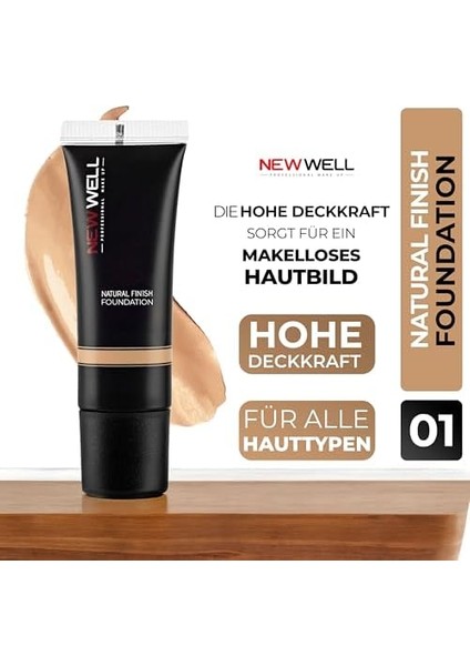 New Well Naturel Finish Fondöten (01) modelleri