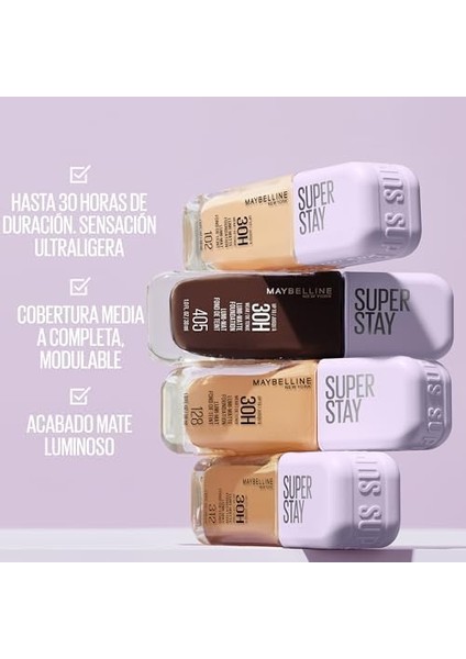 Maybelline New York Super Stay Lumi Matte Fondöten - 96 modelleri