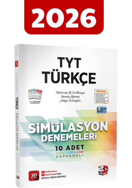 2026 3D Tyt Türkçe Simülasyon Denemeleri