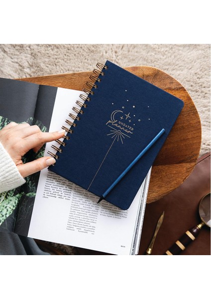 A5 Spiralli Süresiz Planlayıcı Ajanda Lacivert