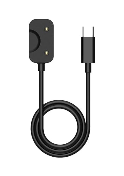 Fit3 ile Uyumlu Akıllı Saat Için Manyetik USB Typ-C Şarj Kablosu Fit 3 ile Uyumlu Kablo Siyah modelleri