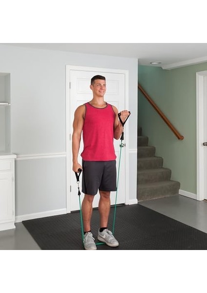 Black Mountain Products Single Stackable Atomic Green Direnç Band, Limettengruen fiyatları