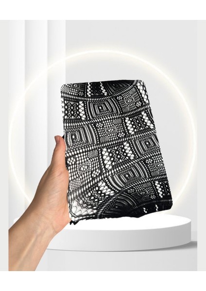 Pc Paris Tilly Siyah Geometrik Desen Esnek Vintage Külotlu Çorap modelleri