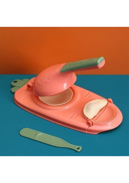 Hamur Basma ve Hamur Şekillendirici Pres Aleti Hamur Açıcı Kapatıcı Mantı Börek Poğaca Hamur Açma Kapatma Aparatı Pembe modelleri