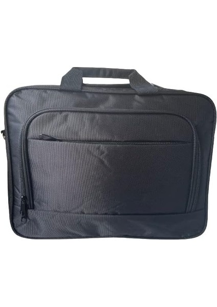 Laptop Çantası Evrak Laptop Tablet Çantası 4 Bölmeli Omuz Askılı Çanta 40X30X6 Siyah
