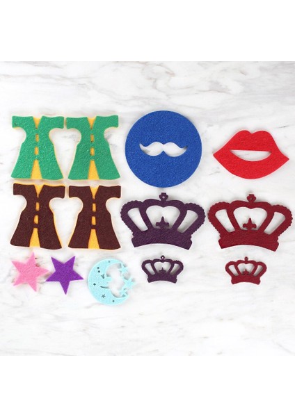 Loren 10 Paket Parti Konseptli Keçe Set-2