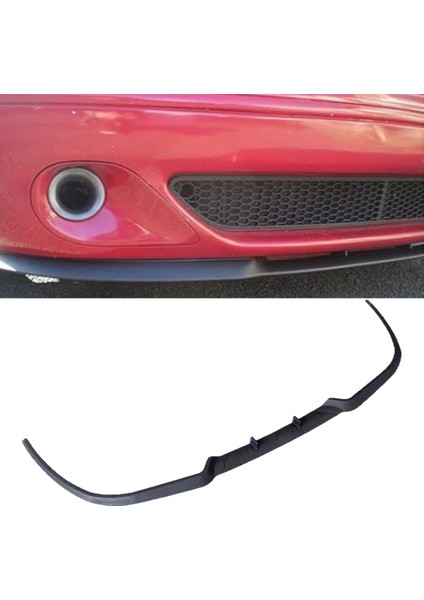 Alfa Romeo 166 Uyumlu Evrensel Universal 3 Parça Cupra Kupra Ön Ek Tampon Dili Lip Esnek Karlık