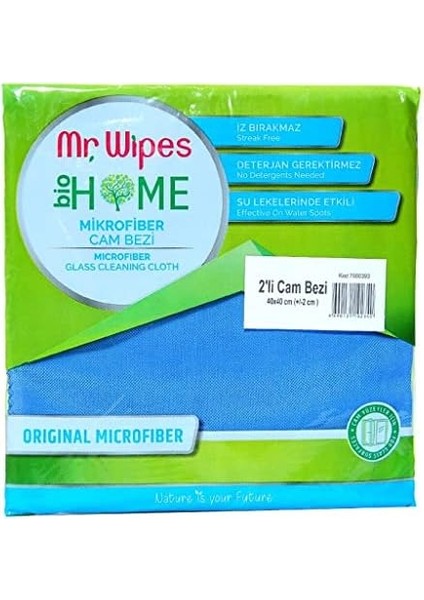 Farmasi Mr.wipes Ikili Cam Bezi (40 x 40 Cm)