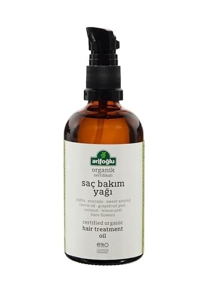 Arifoğlu Organik Saç Bakım Yağı 1 Paket 100ML