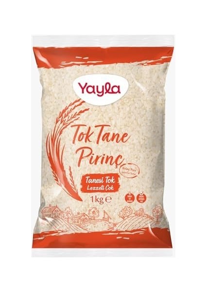 Yayla Tok Tane Pirinç 1 Kilogram