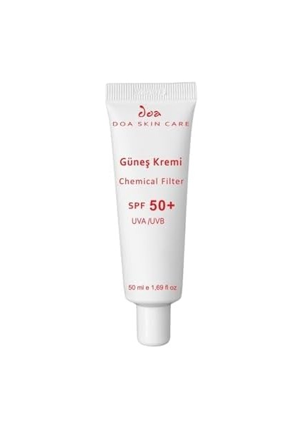 Doa Skin Care Chemical Filter Güneş Kremi SPF50+ (50ML) - Nemlendirici Etkili fiyatları