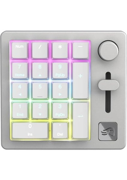 Gmmk Kablosuz Numpad - Fox Switches, Gri/beyaz modelleri