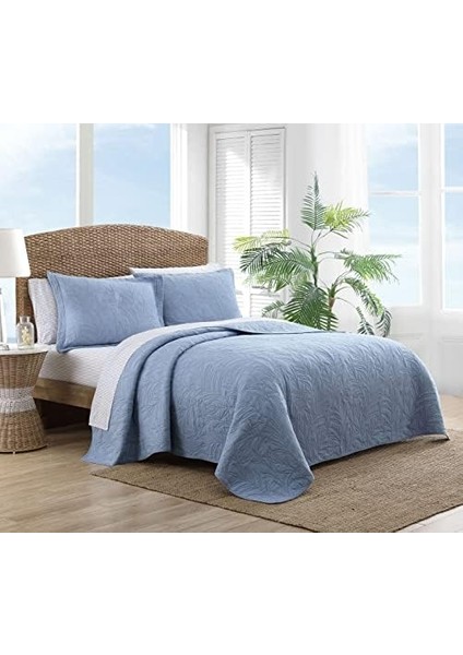 Bahama Costa Sera Yumuşak ve Nefes Alabilir, Yorgan Yatak Örtüsü Mevsimleri, Daha Fazla Yumuşaklık Için Önceden Yıkanmış, Kraliçe, Mavi fiyatları