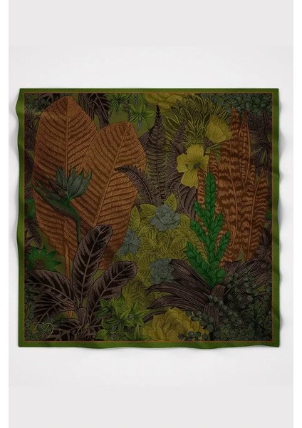 Yeşil Ed Scarf Elysium Modal Eşarp modelleri