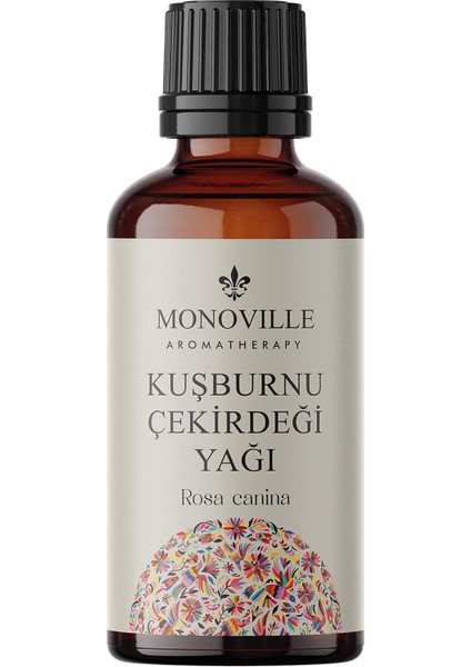 Monoville Kuşburnu Çekirdeği Yağı 30 ml Soğuk SIKIM%100 Saf ve Doğal (Rosehip Seed Oil)