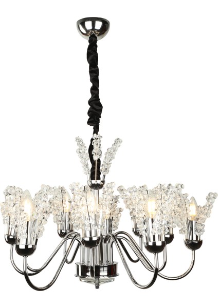 Leroy 10.lu Avize Krom Kaplama modelleri