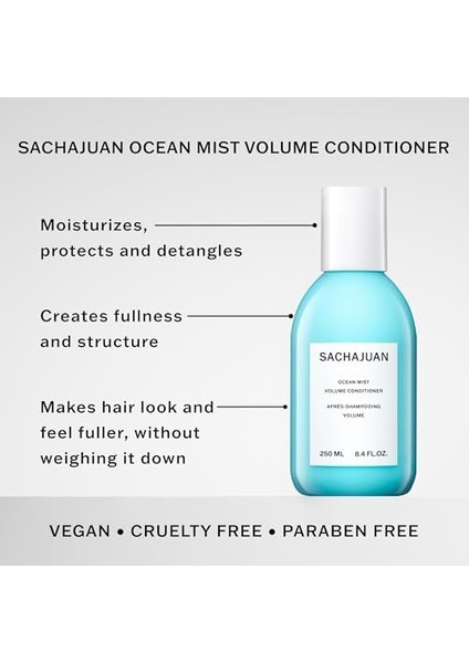 Sachajuan Ocean Mist Volume Conditioner Saç Kremi, 250 ml