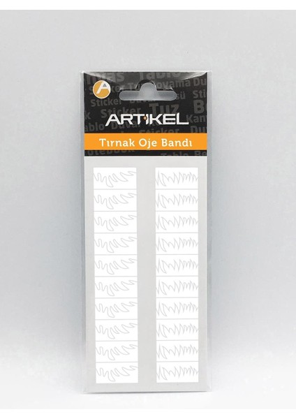 Artikel Şekiller -20 French Tırnak Oje Bandı, French Tırnak Sticker, French Manikür Bandı modelleri