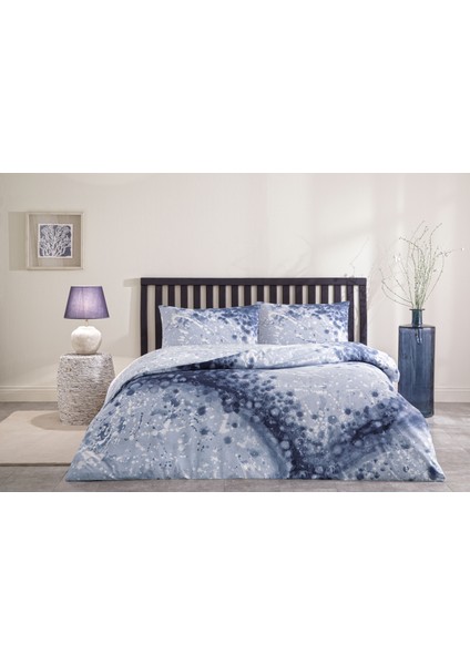 Ranforce Çift Kişilik Nevresim Takımı Lastikli Çarşaf 160X200CM