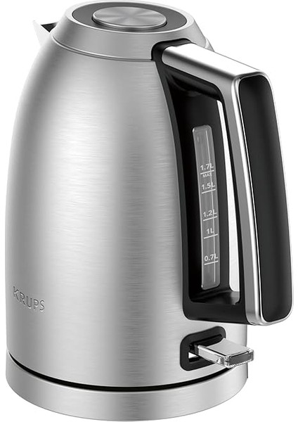 Excellence Su Isıtıcısı, Fırçalanmış Metal Yüzey, 1.7 L Kapasite, Kolay Açılır Kapak, Hassas Döküş Ucu, Sap Üzerinde Su Seviyesi Göstergesi, Otomatik Kapanma Özelliği fiyatları