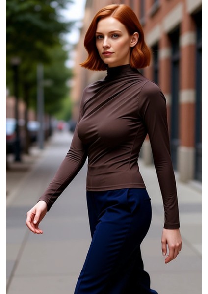 Moda Kare Yaka Örme Slim Düz Desen Casual Günlük Crop Kısa Kol Bluz modelleri