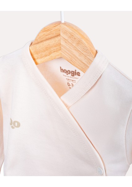 %100 Organik Pamuk Gots Sertifikalı 10’lu Yenidoğan Bebek Seti - Ekru