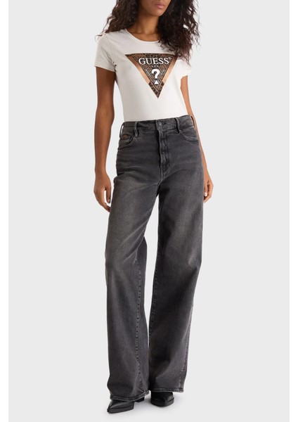 Ss Cn Leo Pamuk Karışım Regular Fit T Shirt W5BI28J1314G012 Bayan T Shirt W5BI28J1314G012 fiyatları