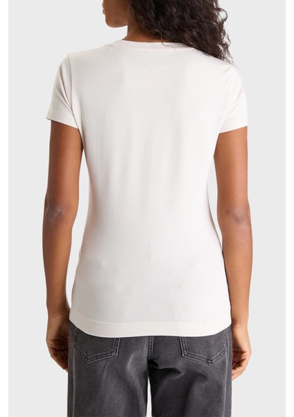 Ss Cn Leo Pamuk Karışım Regular Fit T Shirt W5BI28J1314G012 Bayan T Shirt W5BI28J1314G012 modelleri