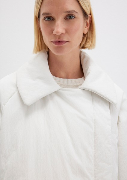 Yaka Detaylı Ekru Şişme Parka 1110535-70052 indirimleri