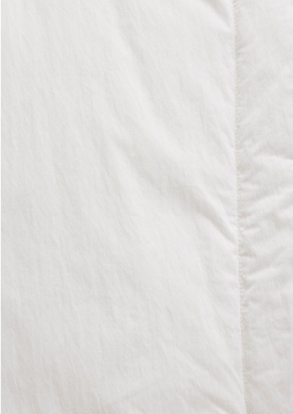 Yaka Detaylı Ekru Şişme Parka 1110535-70052