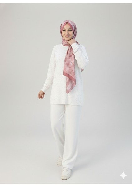 Modal Kumaş Taşlı Tesettür Ikili Takım