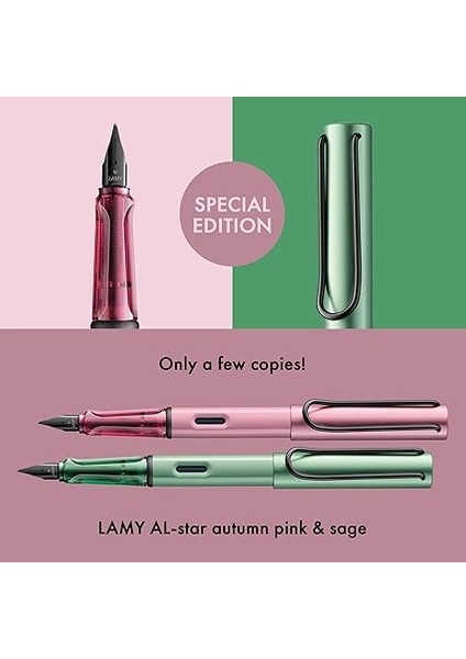 Al-Star Dolma Kalem Alüminyum Ef Uç Autumn Pink indirimleri