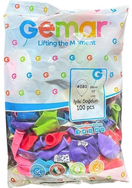 Gd-90 Doğum Günü Balonu 100 Adet fiyatları
