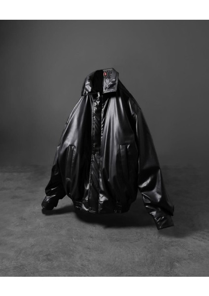 Erkek 90’s Vintage Kalıp Oversize Deri Ceket fiyatları