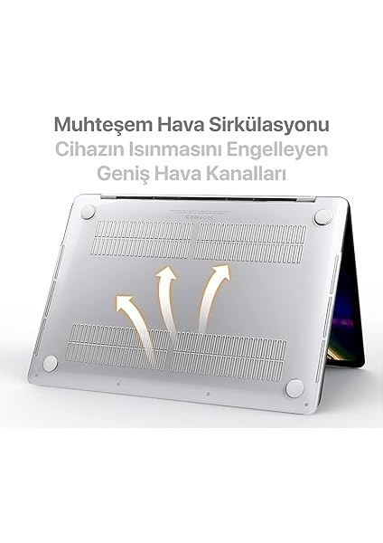 Macbook Pro 14'' Için M1/m1 Pro/max/m2/m3/m3 Pro/m3 Max/m4 Çip (A2992) (A2918) (A2779) (A2442) (A3112/A3185/A3401) Uyumlu Ultra Clear Koruyucu Kılıf (Super Şeffaf, 14 Inç Pro Serisi) modelleri