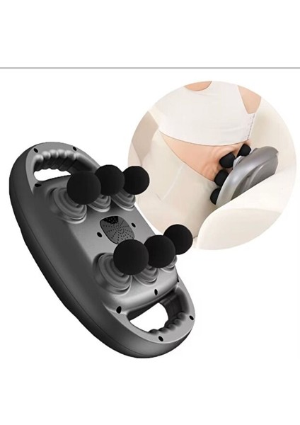 Şarjlı Geliştirilmiş 6 Başlıklı Fonksiyonlu Masaj Aleti 2000 Mah Masaj Tabancası modelleri