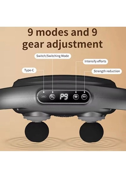 Şarjlı Geliştirilmiş 6 Başlıklı Fonksiyonlu Masaj Aleti 2000 Mah Masaj Tabancası indirimleri
