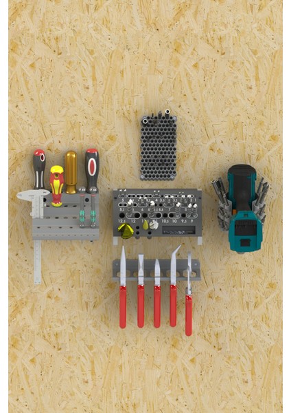 5’li Duvar Organizer Düzenleme Seti | Alet, Ofis, Atölye Için Çok Amaçlı Düzenleyici fiyatları