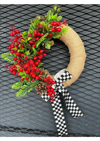 Kırmızı Kokinalı Kapı Süsü