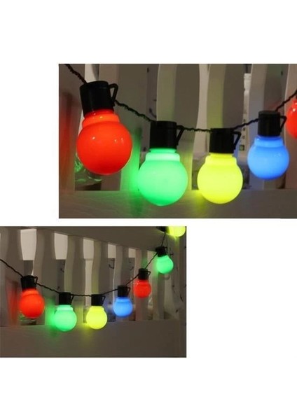 Dekoratif Minik Top 40 Ledli Dekoratif Dolama LED Işık (Rgb)