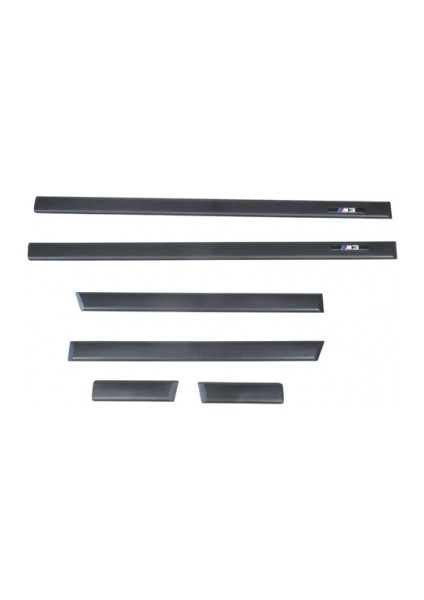 Bmw 3 Serı- 3 Serisi- Sd- 1991-1998 Kapı Bandı Takımı (6 Parça) (Logolu/klıpslı) (M3) Oem No (A82119403144)
