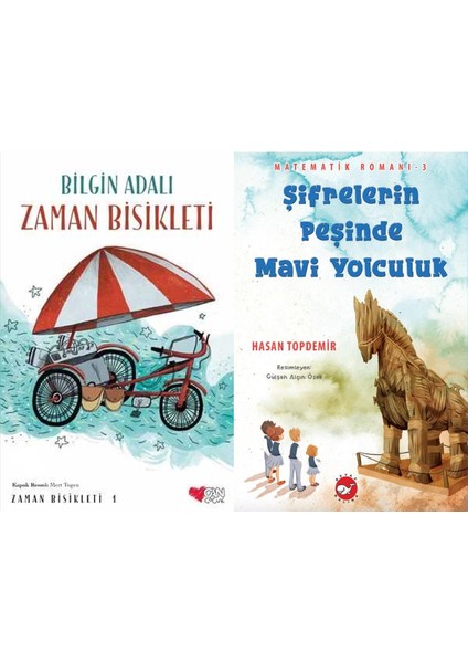 Zaman Bisikleti 1 (Bilgin Adalı) ve Matematik Romanı 3 - Şifrelerin Peşinde Mavi Yolculuk