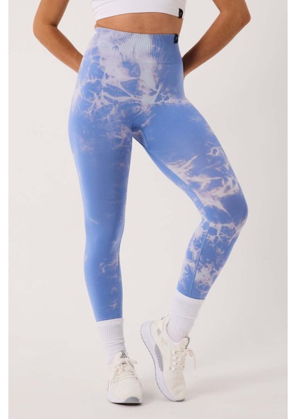 Spor Tayt Batik Desenli Dikişsiz Esnek ve Toparlayıcı Push Up Kadın Tayt fiyatları